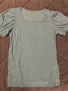Classic Square-Neck Women’s Top in turquoise